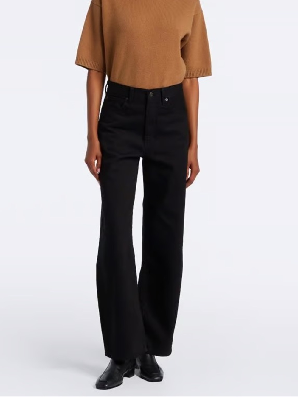 Frame The Bow Jeans in Black size 26